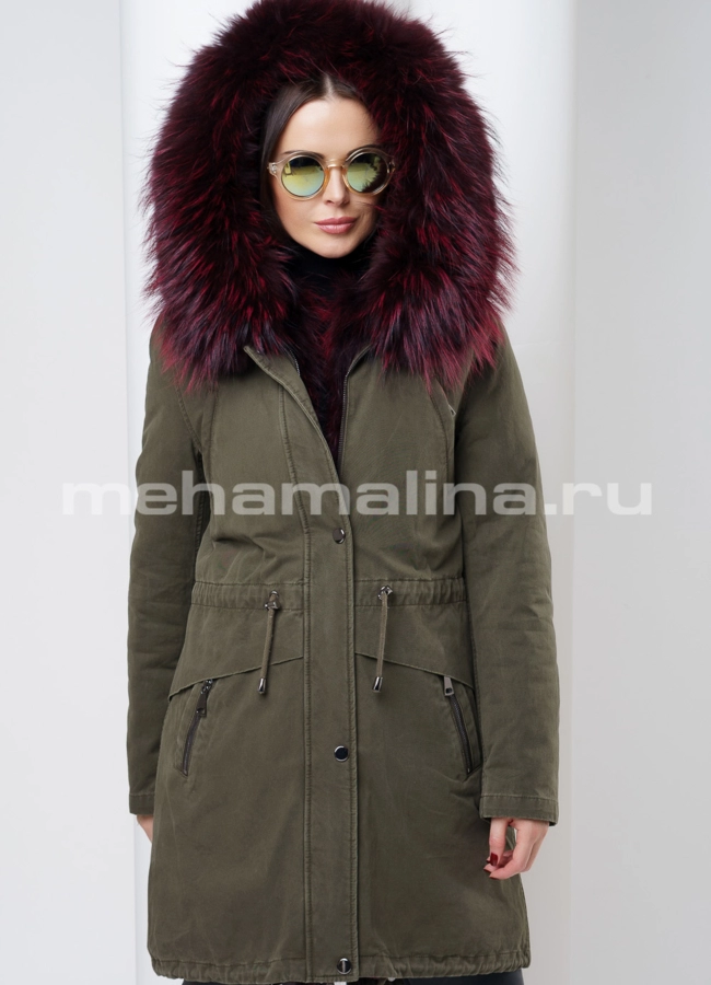 Парка женская модель № П-95 универмаг малина