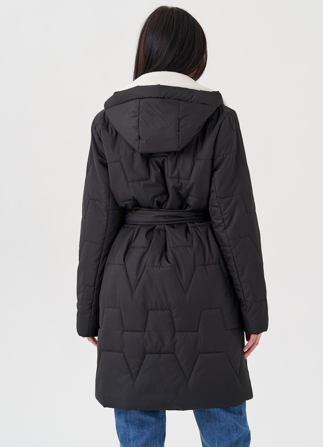 Полупальто с английским воротником  модель № 23917 универмаг малина