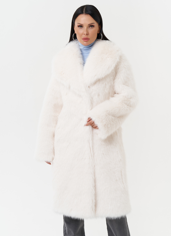 фото Женская шуба из эко меха модель № 28688