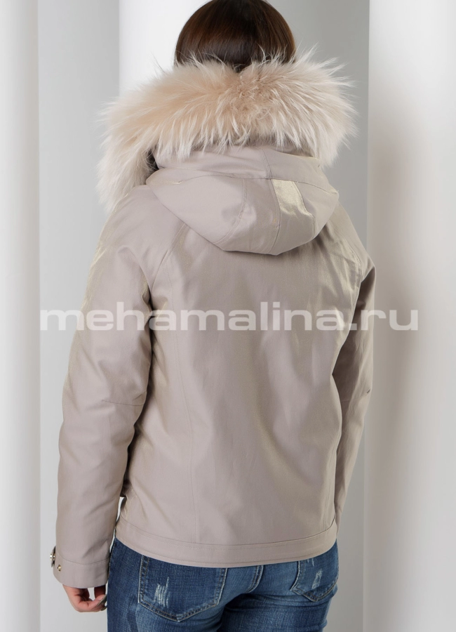 Укороченная парка модель № П-309 в кредит