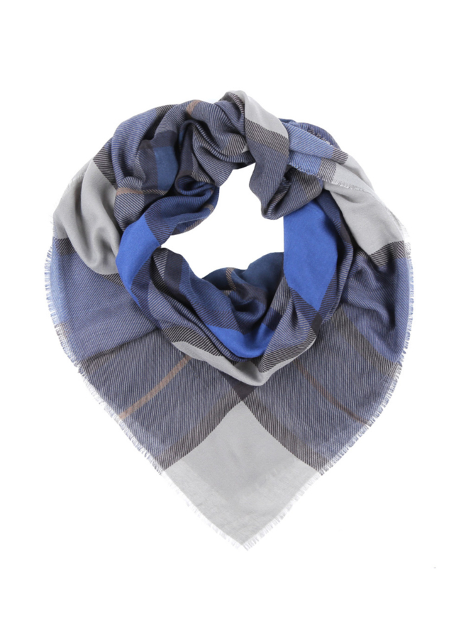 Шарф модель № А-57 меха малина