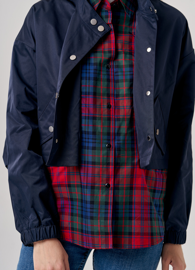 Ветровка женская синего цвета модель № 20705 универмаг малина