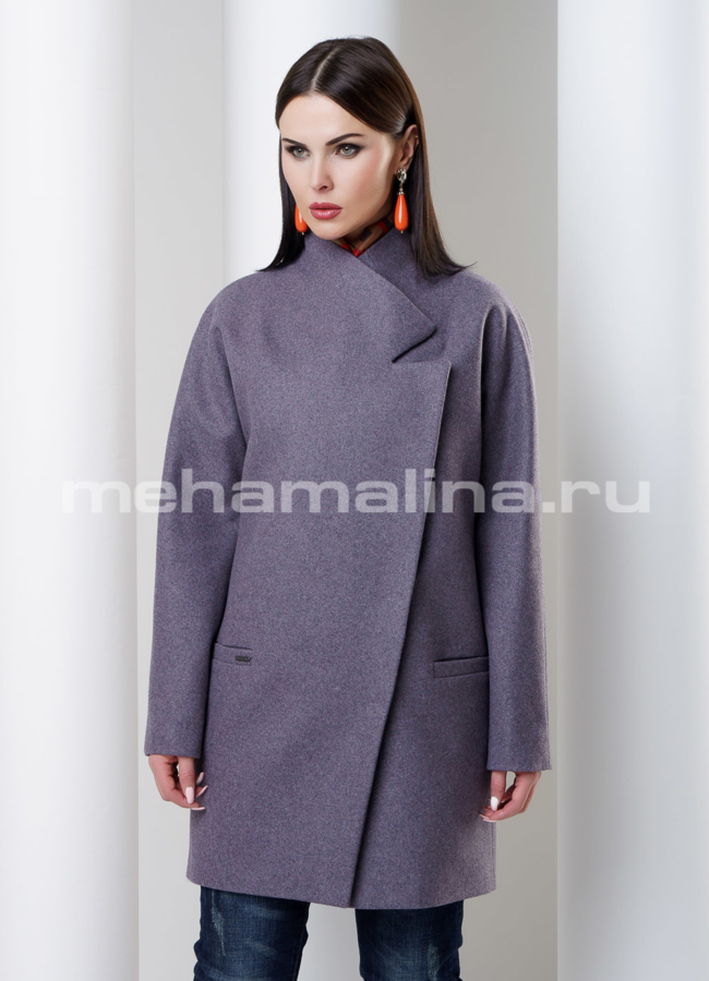 Женское пальто Avalon модель № BP-107 меха малина