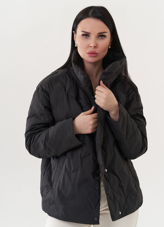 Легкая куртка с капюшоном модель № 26740 универмаг малина