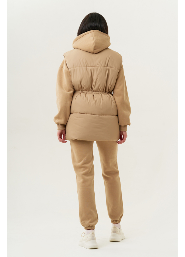 Костюм женский - худи, брюки + жилетка модель № 22277 в кредит