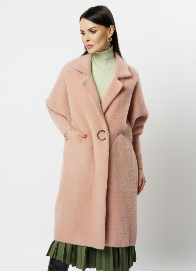 Женский кардиган в цвете пудра модель № 20517 универмаг малина