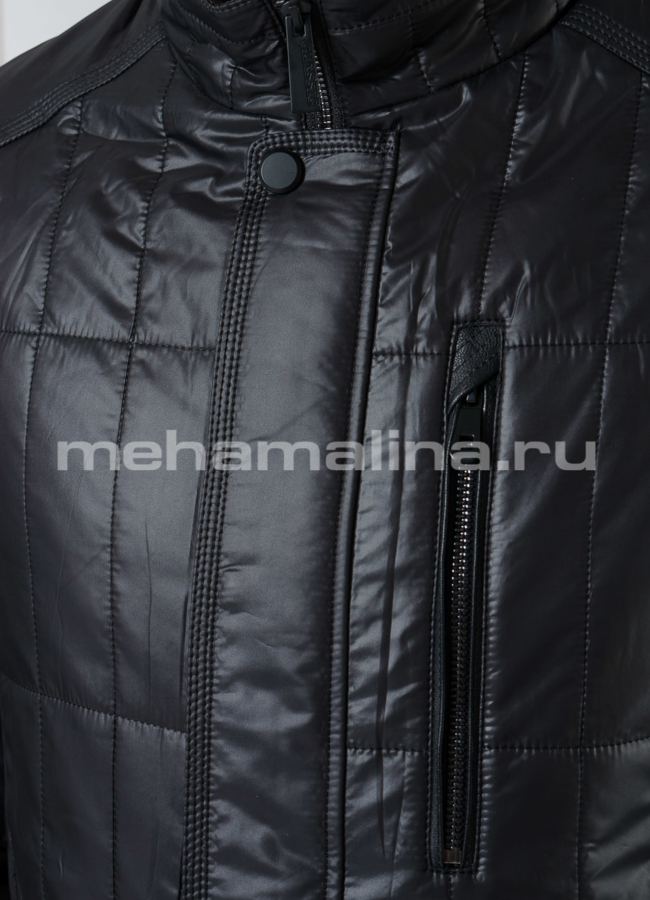 Удлиненная мужская куртка  модель № 220 в рассрочку