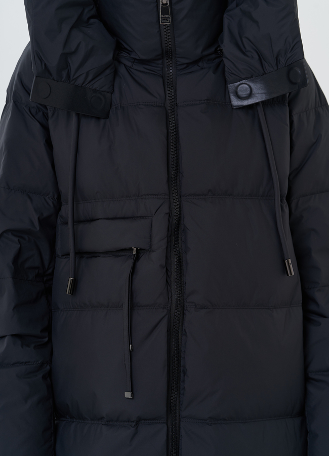 Женский пуховик с капюшоном модель № 28500 универмаг малина