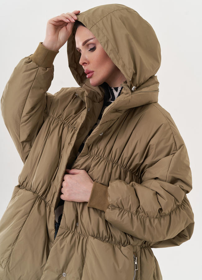 Куртка женская оверсайз  модель № 26871 универмаг малина