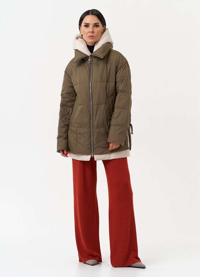 Женская куртка со съемным капюшоном модель № 29938 универмаг малина