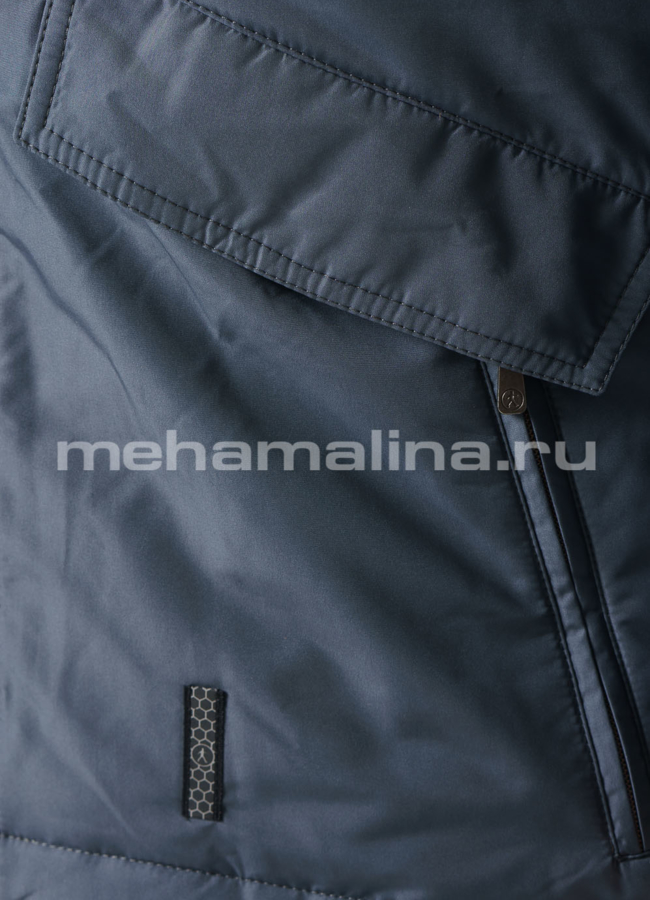 Мужская куртка на молнии с капюшоном модель № КМ-79 универмаг малина