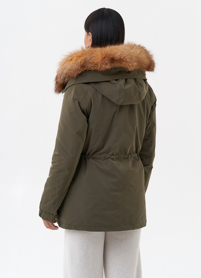Куртка - парка с мехом модель № 29186 в кредит
