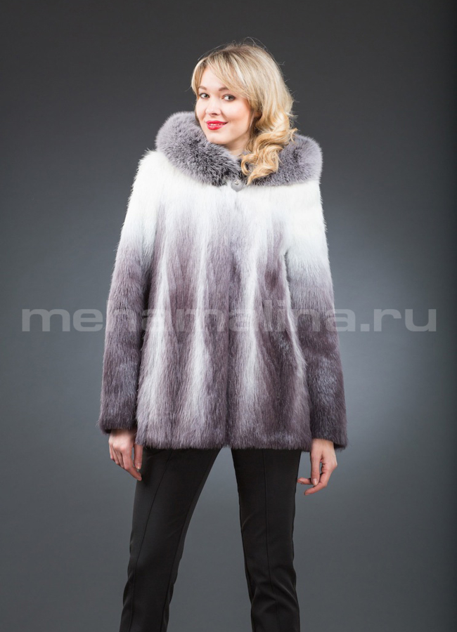 Шуба из нутрии 
