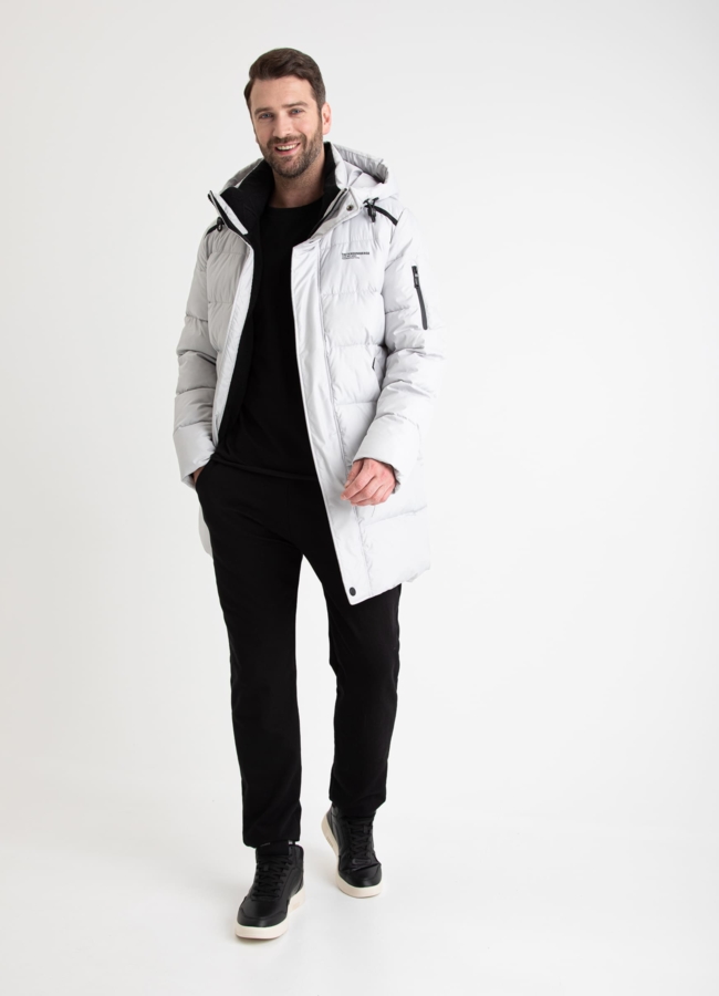 Пуховик мужской с капюшоном  модель № 25904 в кредит