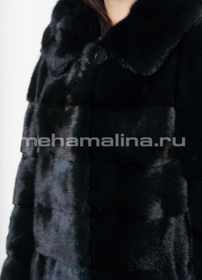 Норковая шуба  модель № S-697 универмаг малина