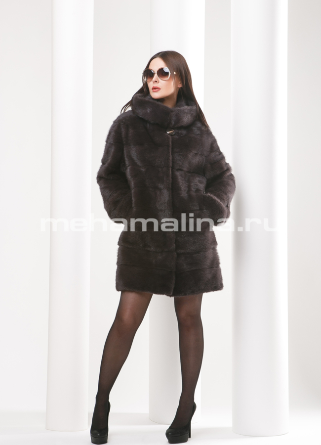 Шуба из норки модель № S-494 в рассрочку