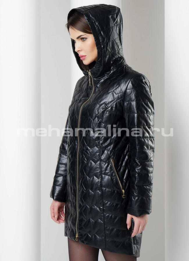 Утепленная куртка модель № K-425 универмаг малина