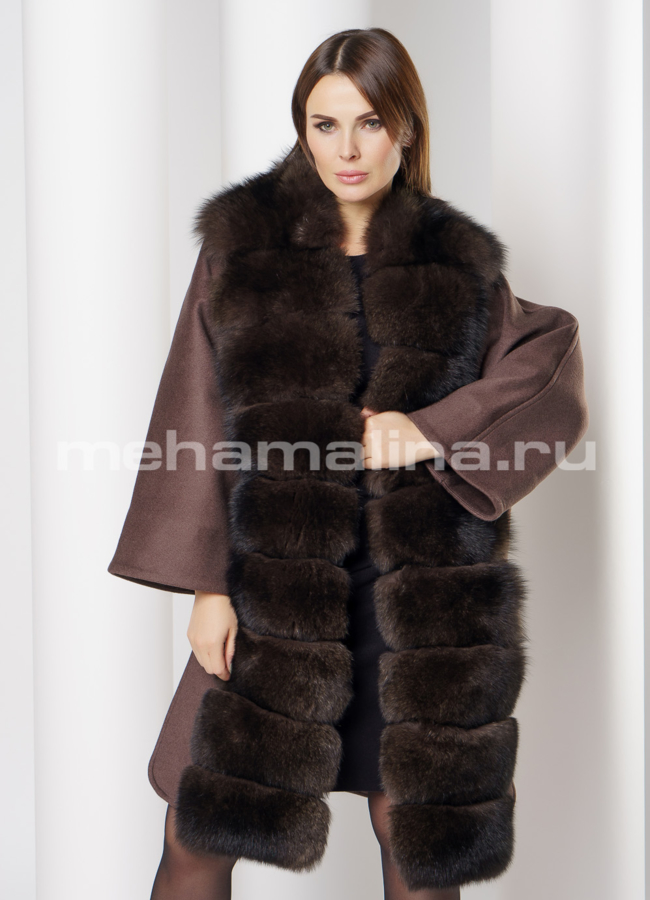 Пальто Oksa модель № 7439 универмаг малина