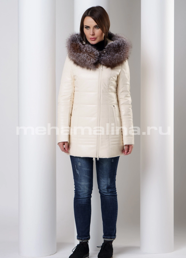 Куртка с натуральным мехом модель № 8108 в рассрочку