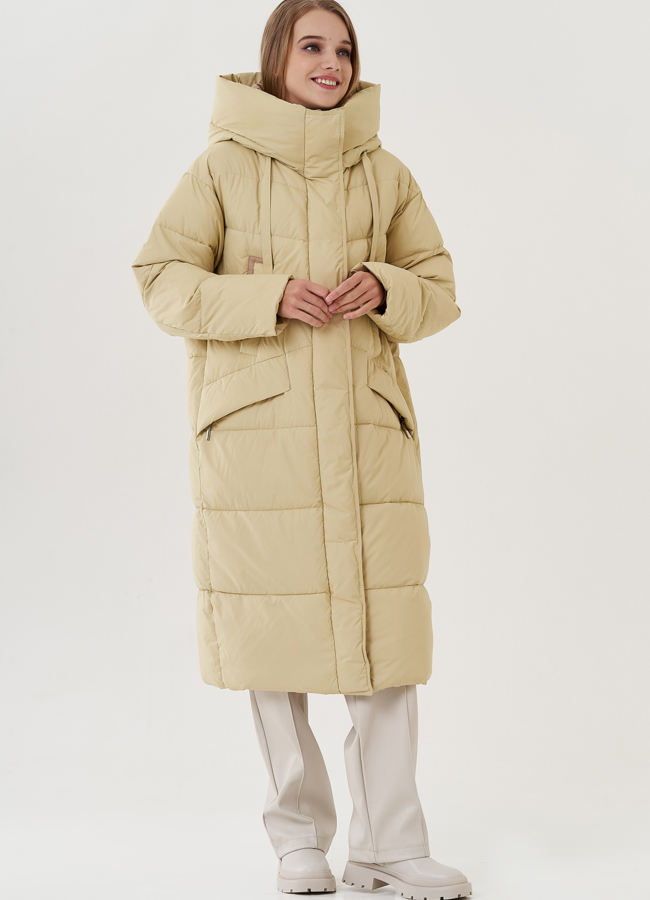 фото Пуховик женский с капюшоном  модель № 25025