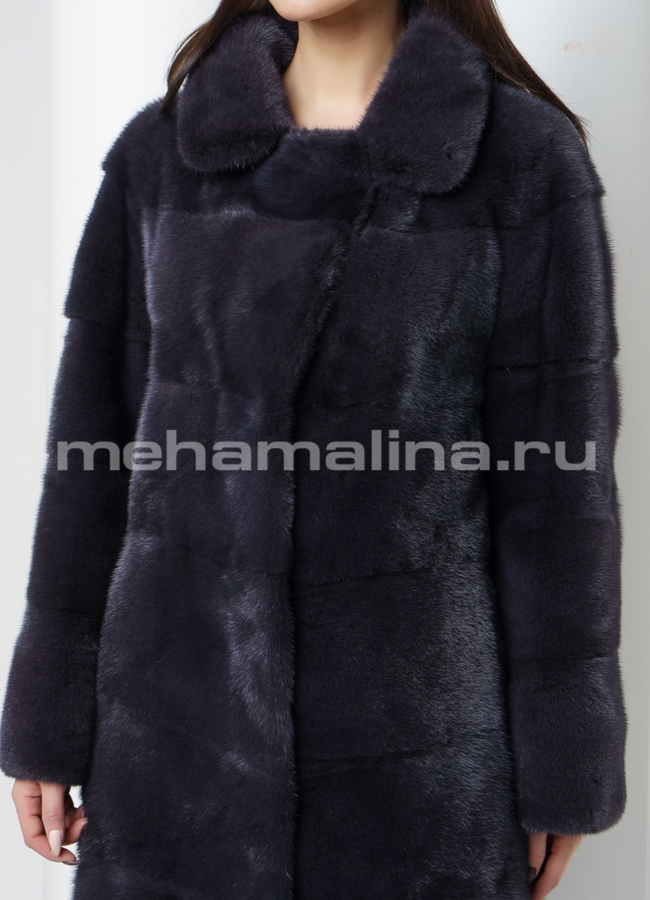 Шуба из меха норки модель № S-563 универмаг малина