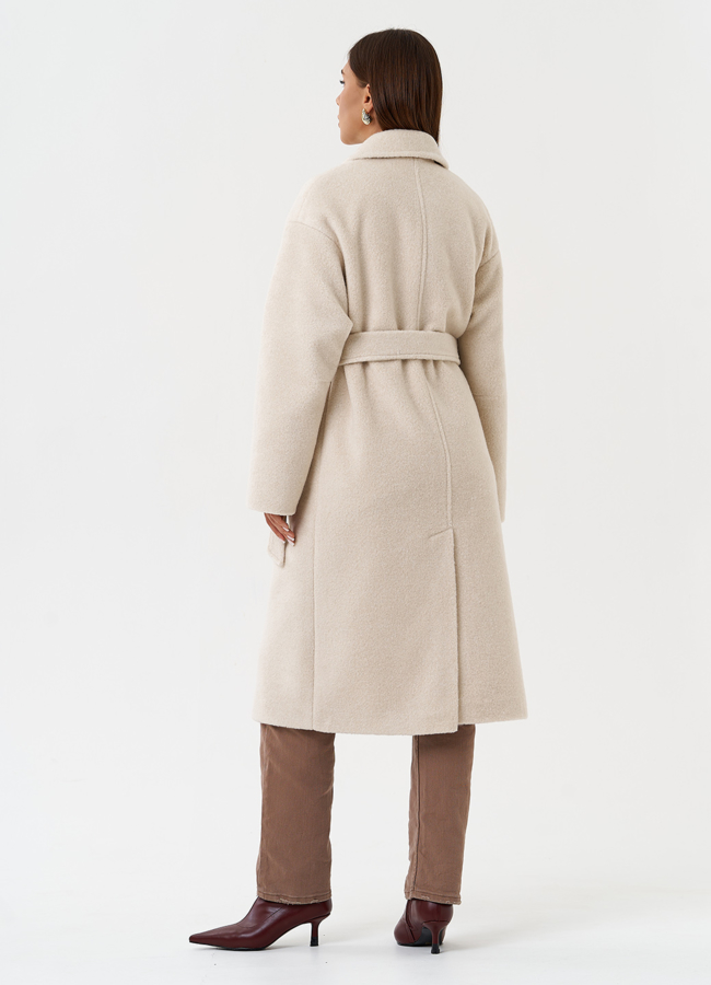 Женское пальто с английским воротником модель № 28311 универмаг малина