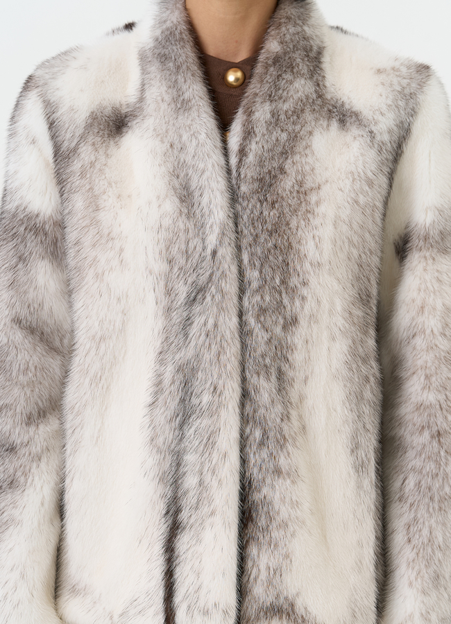 Жакет из меха норки крестовки Cross модель № 32136 универмаг малина