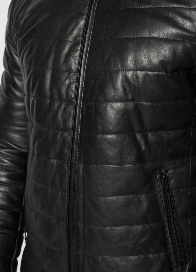 Мужская утепленная куртка мото модель № 21614 универмаг малина