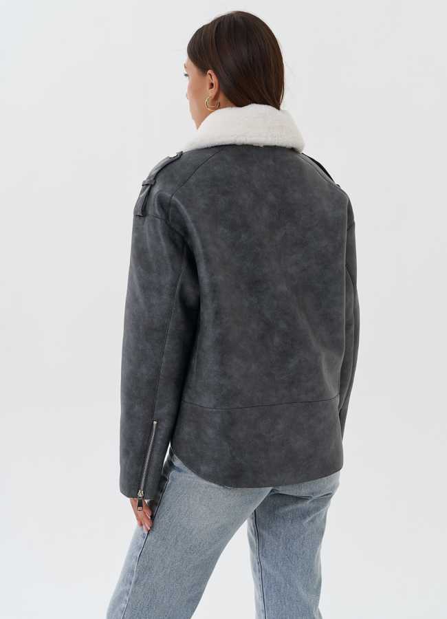 Эко дубленка 