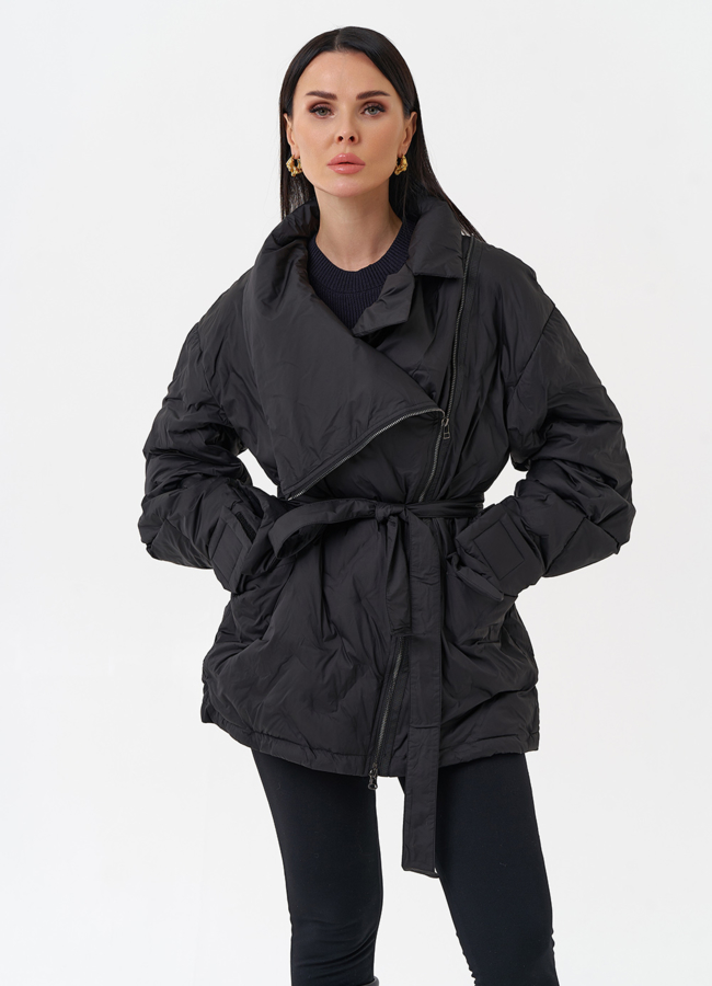 фото Женская куртка с объемным воротником модель № 29903