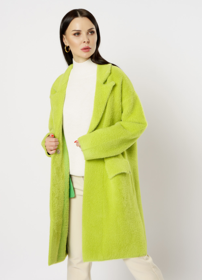 Кардиган салатового цвета модель № 18309 универмаг малина