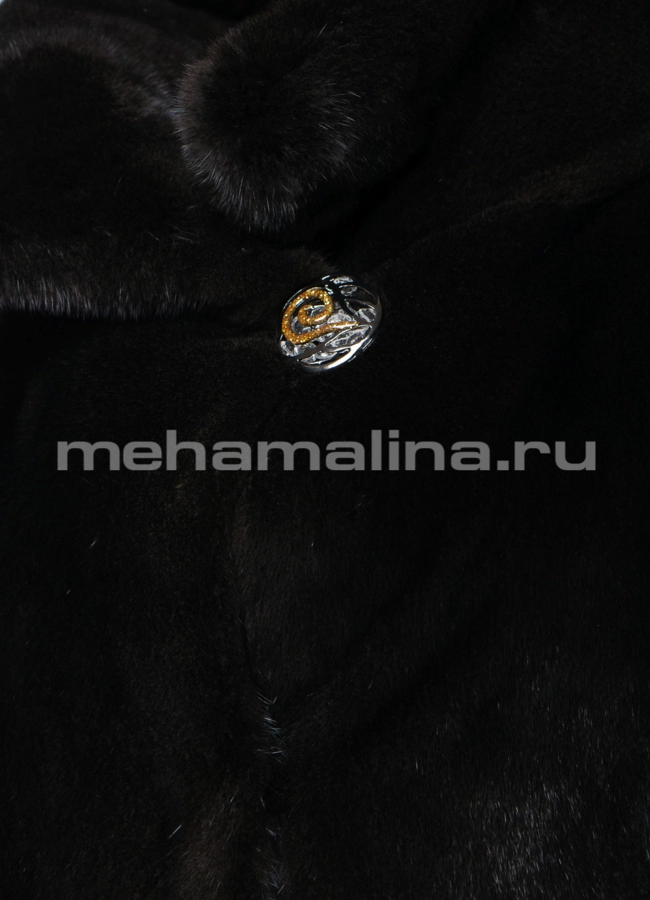 Шуба из норки модель № S-643 универмаг малина