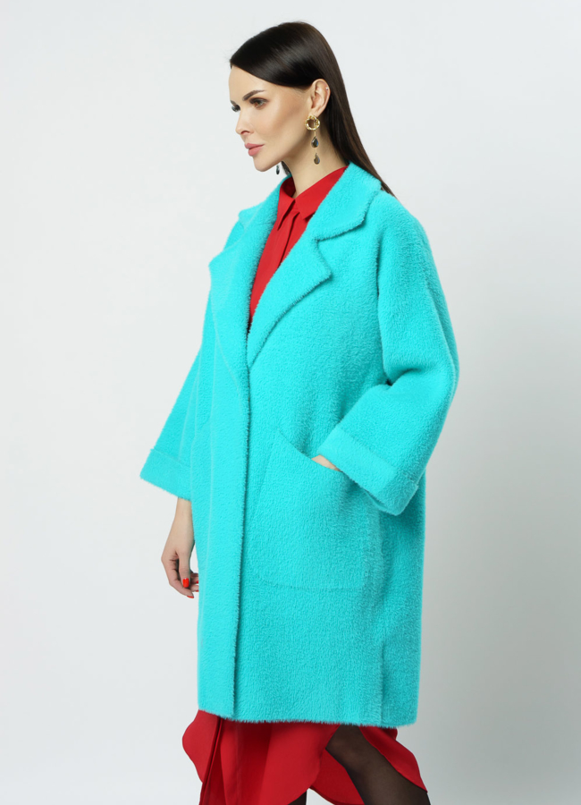 Кардиган в бирюзовом цвете модель № 990 универмаг малина