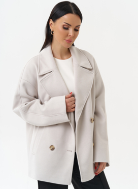 Укороченное двубортное пальто Укороченное двубортное пальто