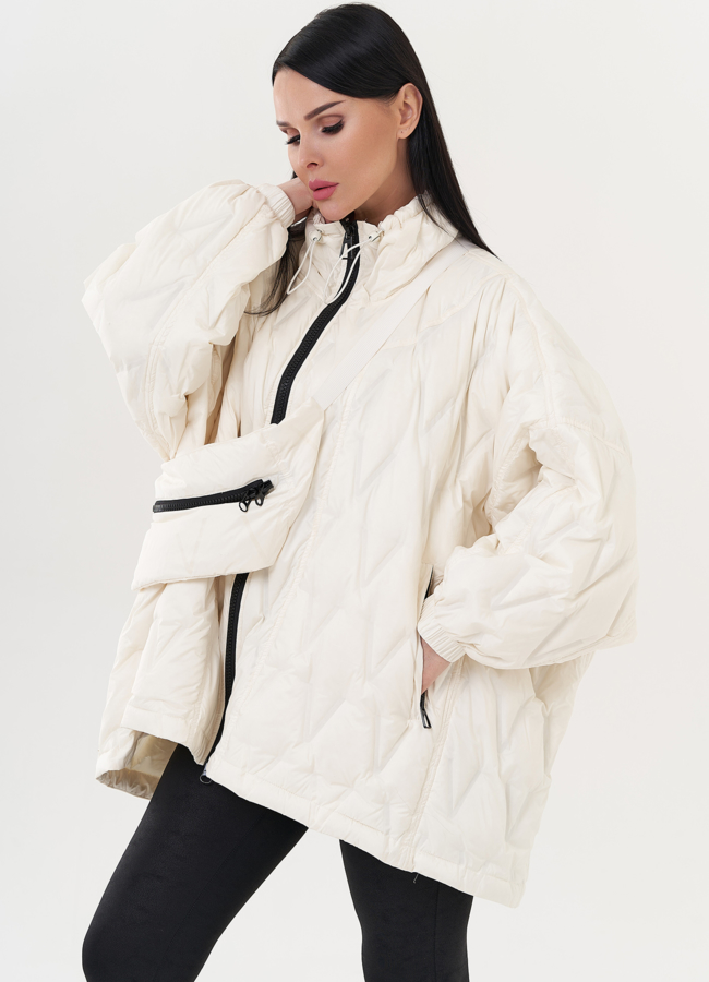 Женская куртка оверсайз модель № 26666 универмаг малина