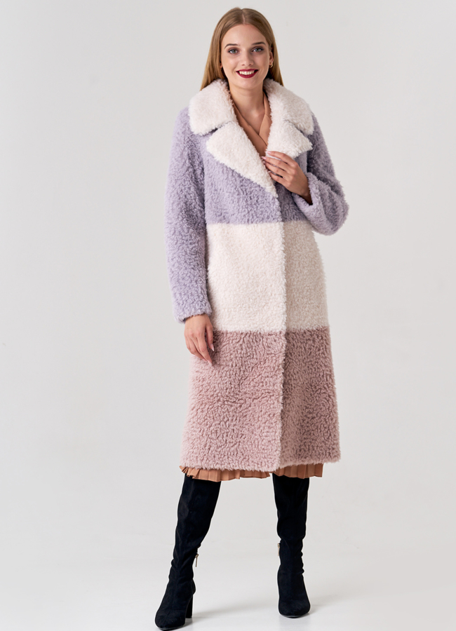 Удлиненное пальто из шерсти модель № 21149 в рассрочку