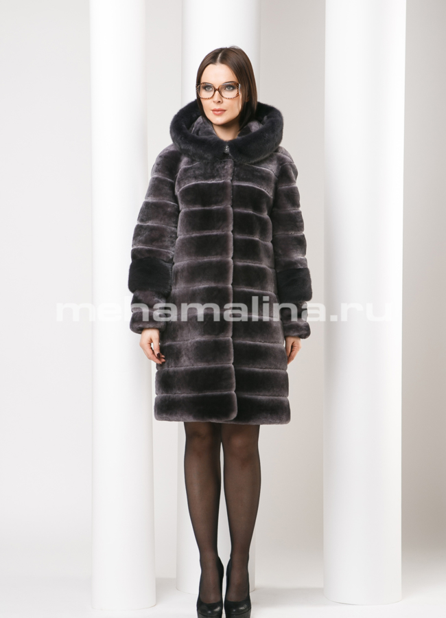 Шуба из мутона модель № S-490 в рассрочку