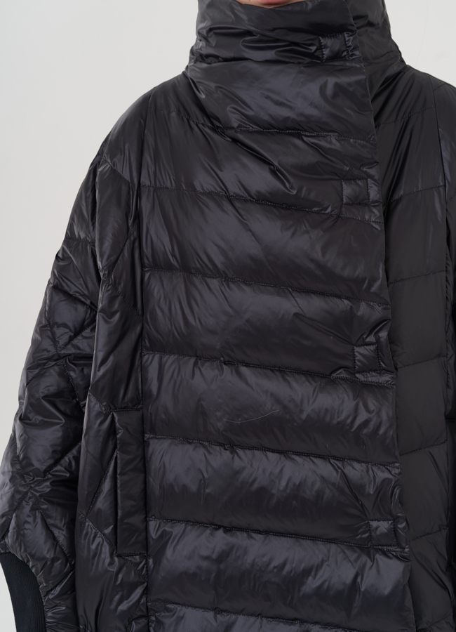 Женский пуховик оверсайз  модель № 25960 универмаг малина