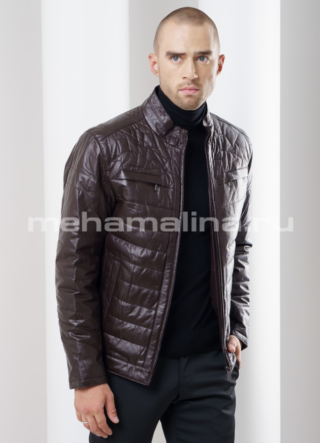 фото Кожаная куртка модель № KP-158