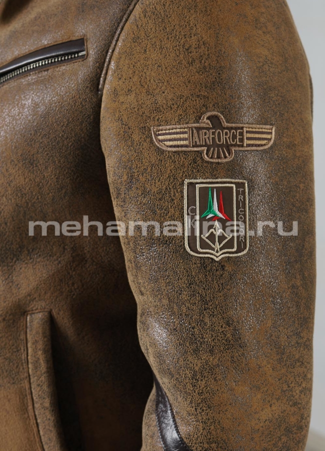 Дубленка пилот мужская  модель № DM-129 универмаг малина