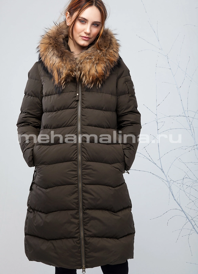 Пуховик oversize модель № П-176 универмаг малина
