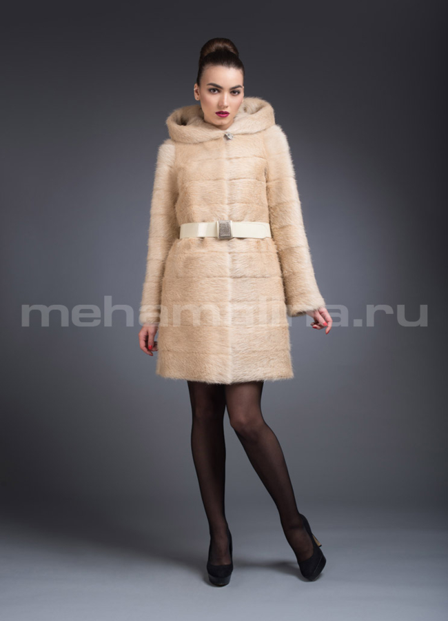 Шуба из нутрии 