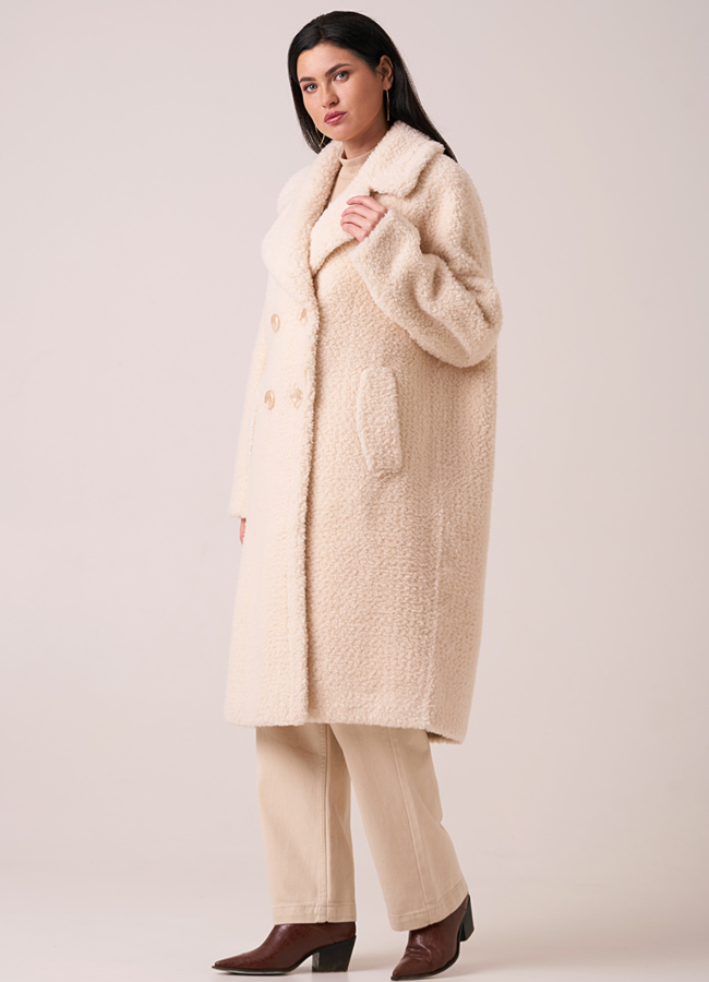 Пальто с английским воротником из овечьей шерсти модель № 207 универмаг малина