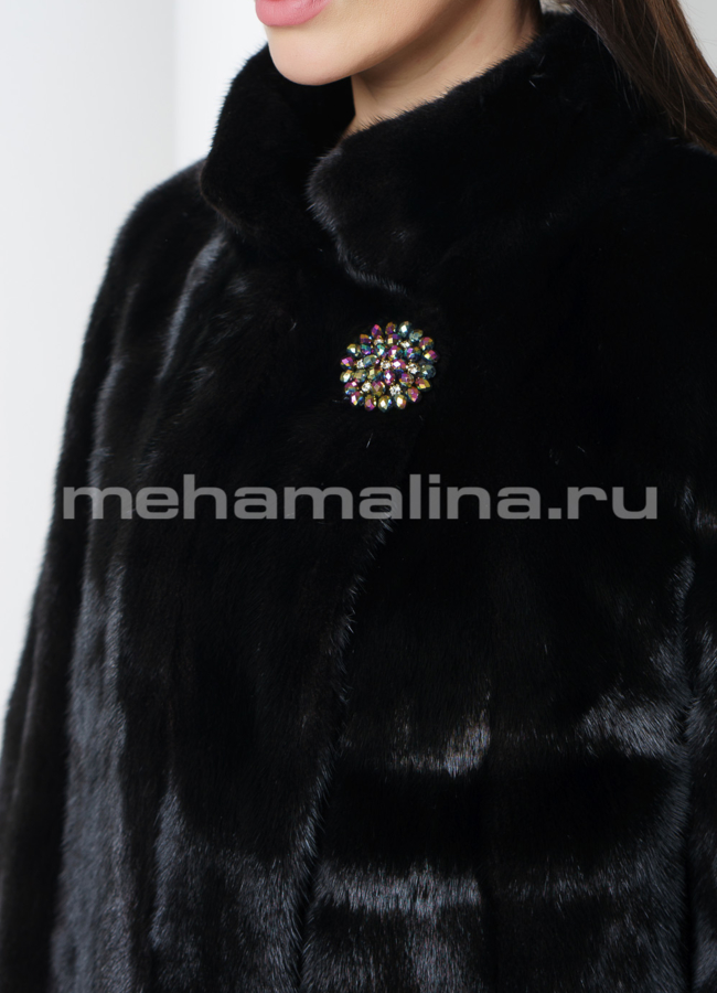 Шуба из норки модель № S-706 универмаг малина