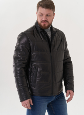 Мужская кожаная куртка 