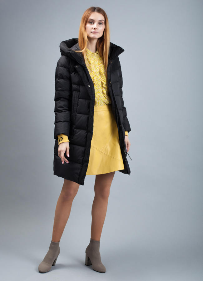 Пуховик женский на биопухе модель № П-333 универмаг малина