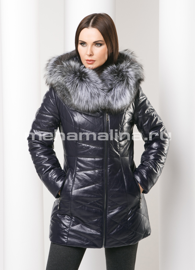 Пуховик на молнии модель № П-117 универмаг малина