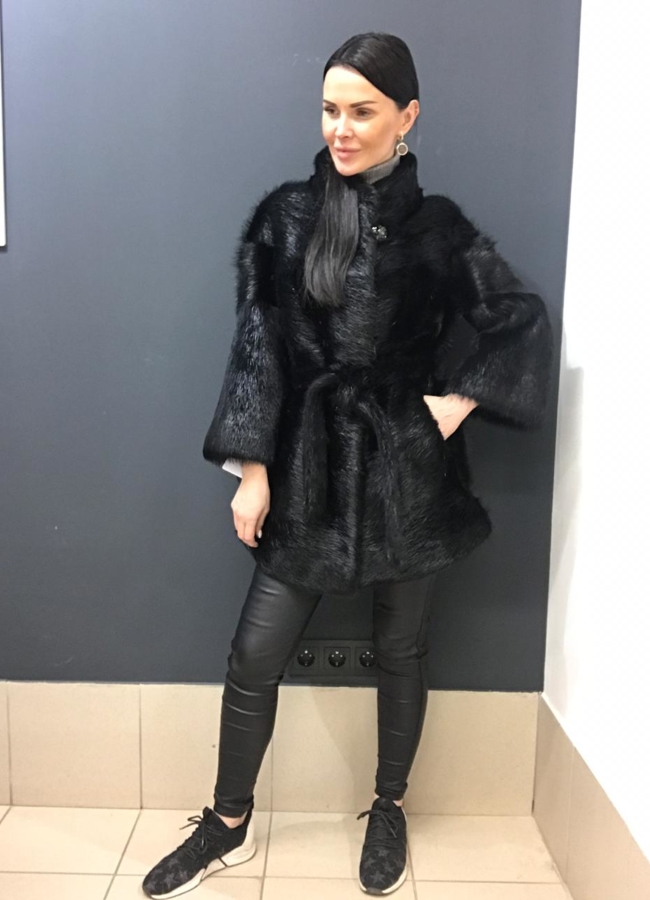 Шуба из нутрии модель № Лера-1 в рассрочку