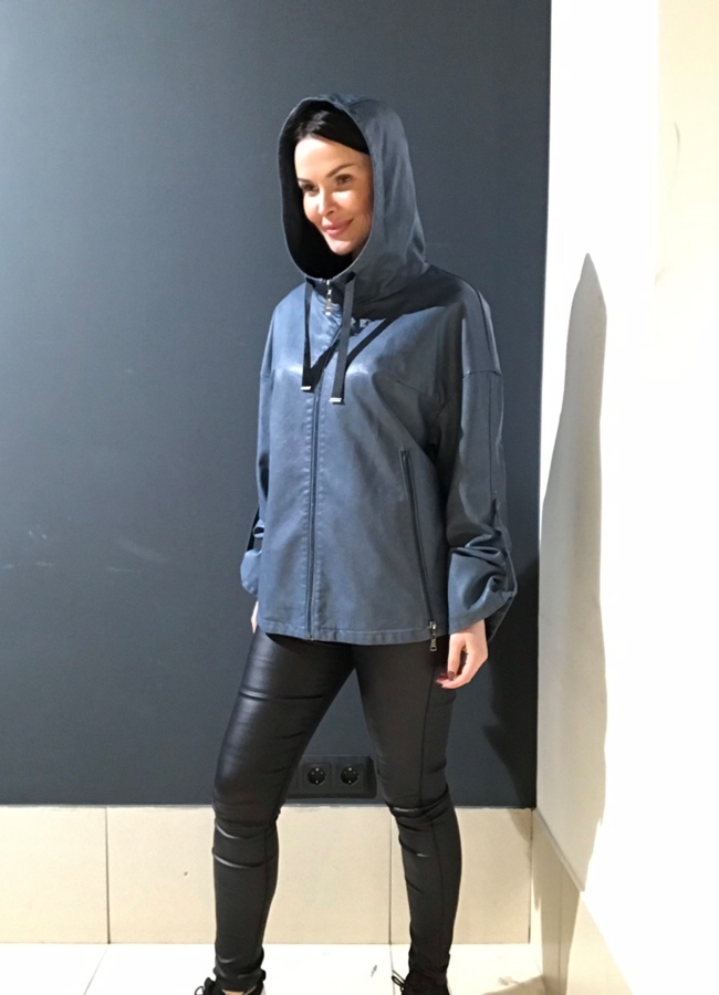 Куртка из эко кожи модель № 582-2 в кредит