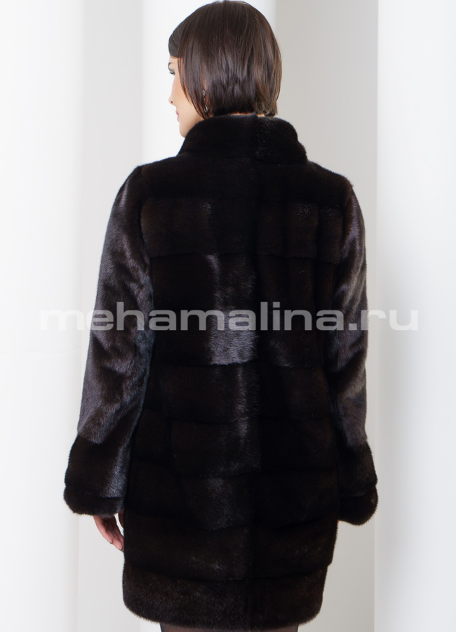 Шуба из скандинавской норки модель № S-456 в кредит